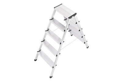 Image of Doppelstufenleiter D60 2x5 Stufen bei JUMBO