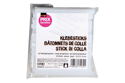 Image of Klebesticks,ø0,7x10cm,f.Niedrigtem,50Stk bei JUMBO