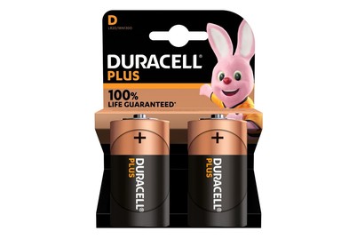 Image of Duracell Batterien Plus D/Lr20 2 Stück