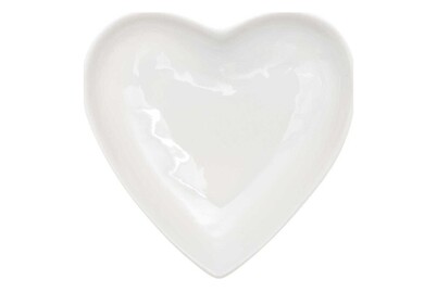 Image of Porzellanteller Herz, weiss bei JUMBO