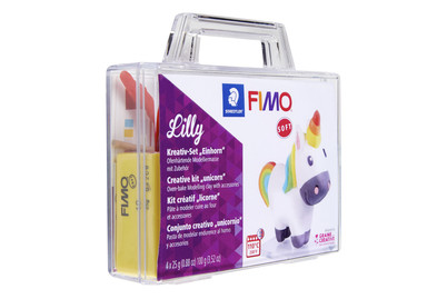 Image of Fimo Soft Set im Koffer Einhorn Lilly
