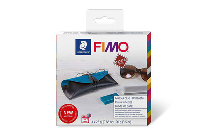 Image of Fimo effect Leather Set Brillenetui bei JUMBO
