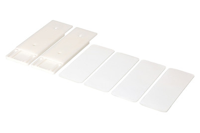 Image of Max Hauri slide-strip Universalhalterung zur Wandmontage weiss 2 Stk. bei JUMBO