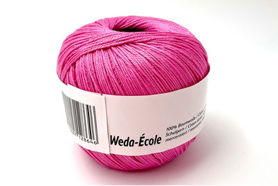 Image of Weda Ecole, Schulgarn 50g 750 pink, Häkelgarn, Baumwollgarn bei JUMBO