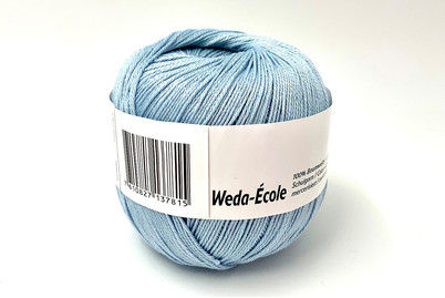 Image of Weda Ecole, Schulgarn 50g 240 hellblau, Häkelgarn, Baumwollgarn bei JUMBO