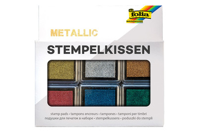 Image of Stempelkissen, Metallic