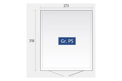 Image of Gerätehaus Panorama P5 d'grau-met. mit S bei JUMBO