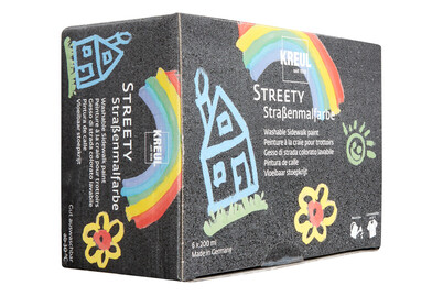 Image of Streety Strassenmalfarbe, 6er Set 200 ml bei JUMBO