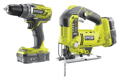 Image of Akku-Werkzeugset 18V Ryobi One+ R18Ddjs-220S bei JUMBO