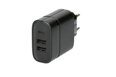 Image of Max Hauri USB Charger 2xUSB/A und 1xUSB/C max. 15W bei JUMBO