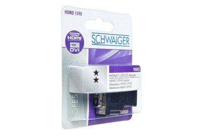 Image of Schwaiger Hdmi/Dvi Adapter schwarz bei JUMBO