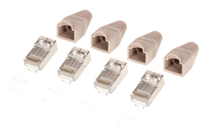 Image of Schwaiger Netzwerkstecker Rj45 Cat.6 4 Stück bei JUMBO