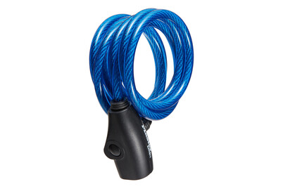 Image of Masterlock Spiralkabelschloss mit Schlüssel, blau