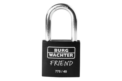 Image of Burg-Wächter Zylinder-Vorhangschloss 775 40 35 Black SB bei JUMBO