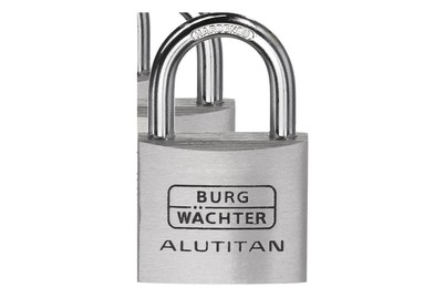 Image of Burg-Wächter Zylinder-Vorhangschloss Trio 770 40 SB bei JUMBO