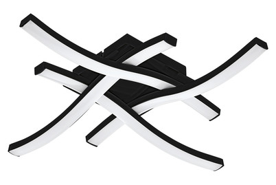 Image of Eglo Led-Wand-Deckenleuchte Cabezas 1 schwarz/weiss bei JUMBO