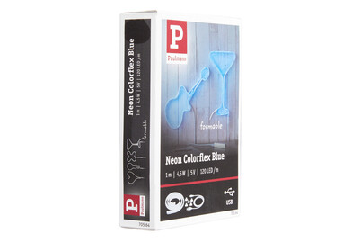 Image of Neon Colorflex USB Strip Blue 1m 4.5W 5V Blau/Weiss Kunststoff bei JUMBO