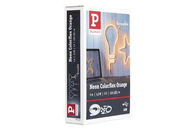 Image of Neon Colorflex USB Strip Orange 1m 4.5W 5V Orange/Weiss Kunststoff bei JUMBO