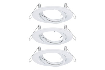 Image of Einbauleuchte max. 3xW Gu10 230V Weiss schwenkbar 3er-Set ohne Leuchtmittel bei JUMBO