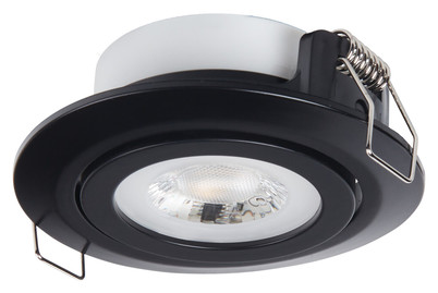 Image of LED Einbauleuchte 3er-Set schwenkbar 3x6W 3.000K Schwarz matt bei JUMBO