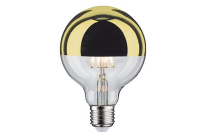 Image of LED Globe 6.5 Watt E27 Kopfspiegel Gold Warmweiss dimmbar