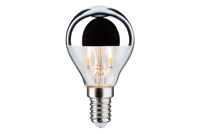 Image of LED Tropfen 2.6 Watt E14 Kopfspiegel Silber Warmweiss bei JUMBO