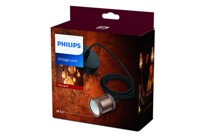 Image of Philips Cord Vintage E27 rose gold
