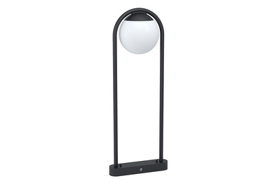 Image of Eglo Aussen-Stehleuchte Prata Vecchia schwarz/weiss E27 bei JUMBO