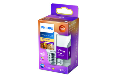 Image of Philips LED Kugel E27 (3.4W) 40W matt