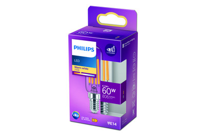 Image of Philips LED Tropfen E14 (W) 60W T25 bei JUMBO