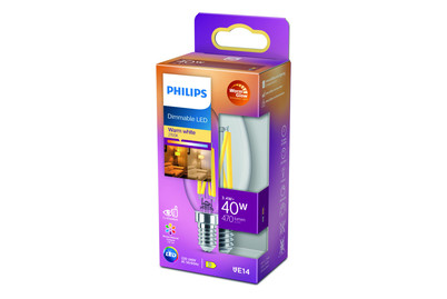 Image of Philips LED Kerze E14 (3.4W) 40W klar