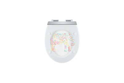 Image of WC-Sitz Menton LED Slow Down Elephant - MDF - Fsc® 100% bei JUMBO