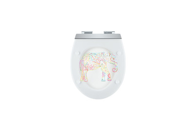 Image of WC-Sitz Menton LED Slow Down Elephant - MDF - Fsc® 100%