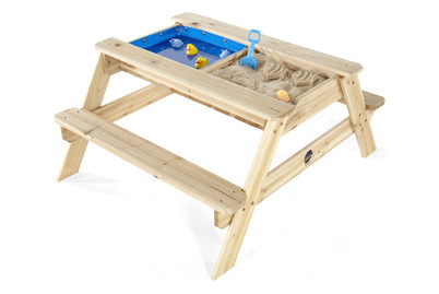 Image of Sandkasten und Holzpicknicktisch bei JUMBO