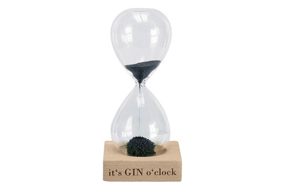 Image of Deko Sanduhr schwarz bei JUMBO