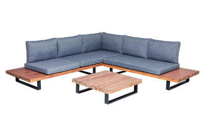 Image of Home and More Holz Ecklounge Mora bei JUMBO