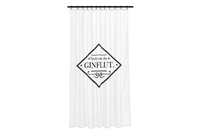 Image of Duschvorhang Gin schwarz-weiss 180x200 cm bei JUMBO