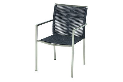 Image of Home and More Edelstahlstuhl Rope Tomsk bei JUMBO