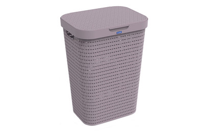 Image of Rotho Wäschesammler 55L, Nordic purple bei JUMBO
