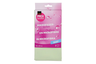 Image of Prix Garantie Mikrofasertuch shiny 2 Stück bei JUMBO