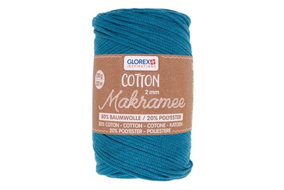 Image of Makramee Cotton 2 mm 250 g türkis bei JUMBO