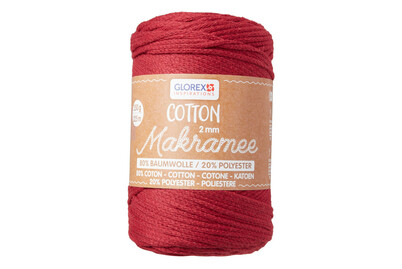 Image of Makramee Cotton 2 mm 250 g bordeaux bei JUMBO
