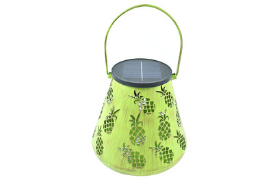 Image of Solar LED Laterne grün 22x22x21.5cm bei JUMBO