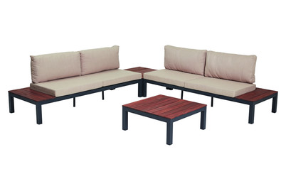 Image of Home and More Holz Ecklounge Habo bei JUMBO