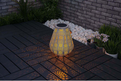 Image of SolarlaterneMarokko rot bei JUMBO