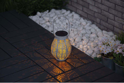Image of Solarlaterne Marokko klein weiss bei JUMBO