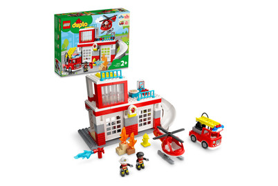 Image of Lego® Duplo® 10970 Feuerwehrwache mit Hubschrauber