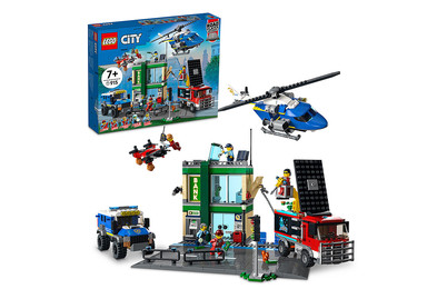 Image of Lego® City 60317 Banküberfall mit Verfolgungsjagd
