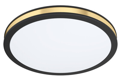 Image of Eglo LED-Deckenleuchte Ø280 schwarz/gold Pescaito bei JUMBO