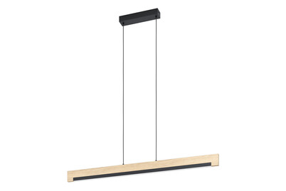 Image of Eglo LED-Hängeleuchte schwarz/braun Camacho bei JUMBO